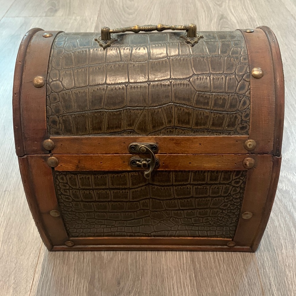 Vintage wooden chest